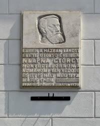 Műalkotás - Budapest - Klapka György emléktáblája