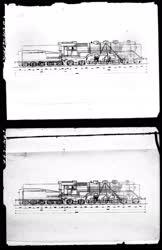 Ipar - Mozdonyok tervrajzai