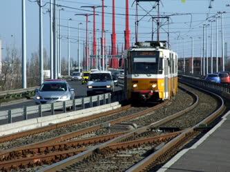 Közlekedés - Budapest - Az 1-es villamos a budai vonalszakasza