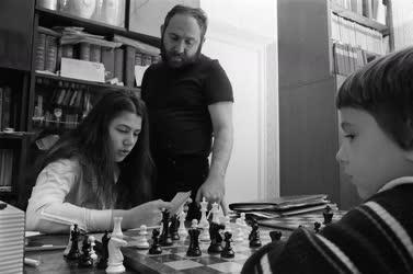 Polgár Zsuzsa sakk-tehetség