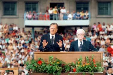 Billy Graham a Népstadionban