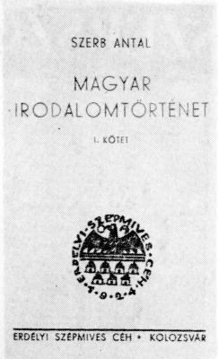 Irodalom - Magyar Irodalomtörténet címlapja