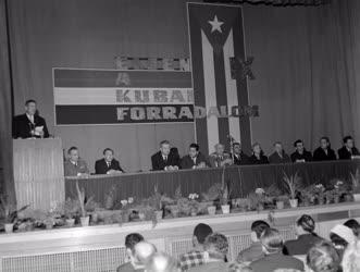 Megemlékezés - A kubai forradalom évfordulója