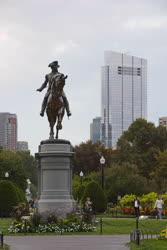 Városkép - Boston - George Washington lovas szobor