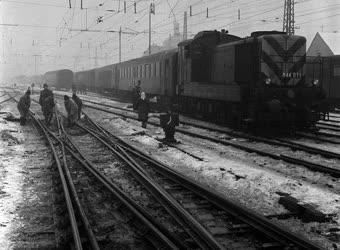 A szerző válogatása - Téli gondok a Keleti Pályaudvaron