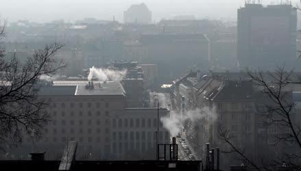 Időjárás - Budapest - Párás ködös idő a fővárosban