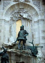 Műalkotás - Budapest - Mátyás király szobra a Várban