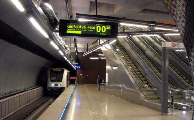 Közlekedés - Budapest - A 4-es metró Szent Gellért téri állomása