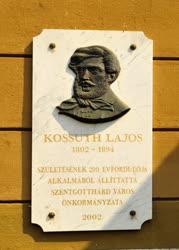 Emléktábla - Szentgotthárd - Kossuth Lajos emléktáblája