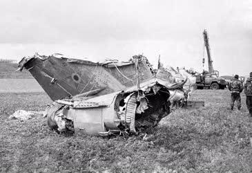 Légi baleset - MIG-23-as vadászgép balesete