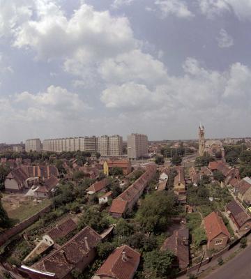 Városkép-életkép - Épül a Csapó utcai lakótelep