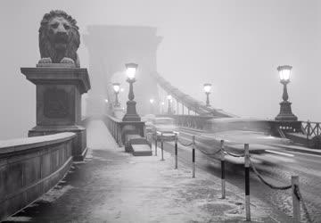 Időjárás - Városkép - Budapesti ködös reggel