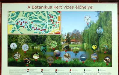 Vácrátót - A Nemzeti Botanikus Kert tájékoztató tábla