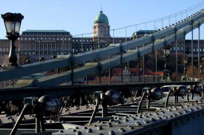 Városkép - Budapest - A Széchenyi lánchíd és a Budavári Palota