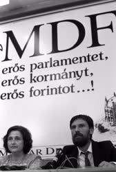 Belpolitika - MDF - Sajtótájékoztató