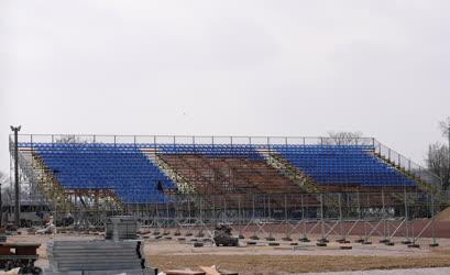 Sport - Budapest - Tenisz stadion épül a Kopaszi-gáton
