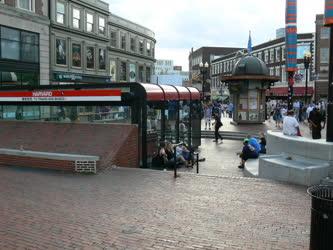 Városok - Cambridge - Harvard tér