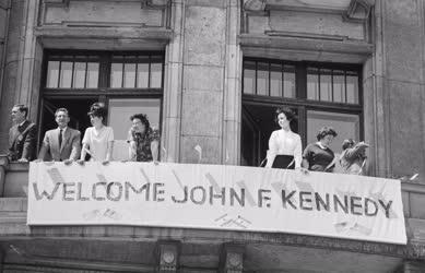 Diplomácia - J. F. Kennedy látogatása Nyugat-Berlinben
