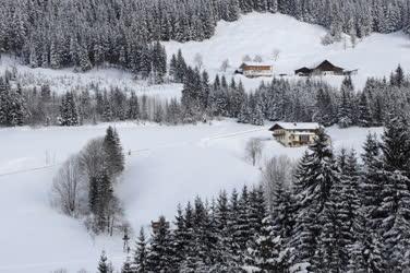 Tájkép - Dachstein West hegylánc 