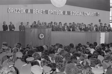 Belpolitika - Országgyűlési választási nagygyűlés Miskolcon