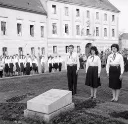 Megemlékezés - Emlékkő avatás a Budai Várban