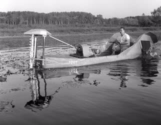 Mezőgazdaság - Őszi lehalászás Bajánál a Dunán