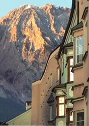 Ausztria - Tirol - Hall-i városkép