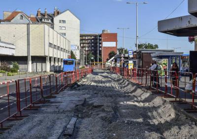 Városkép - Budapest - Liget téri autóbusz végállomás