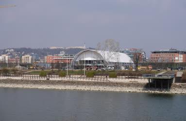 Sport - Budapest - Tenisz stadion épül a Kopaszi gáton