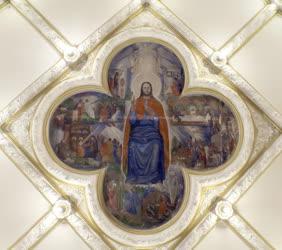 Műalkotás - Budapest - Freskó a Szent Imre kápolnában