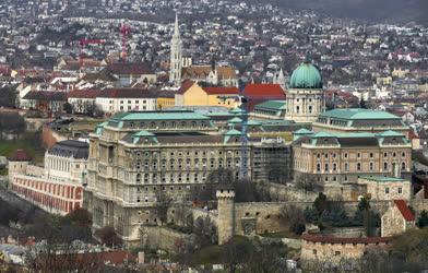Városkép - Budapest - A Budai Vár felújított részletekkel