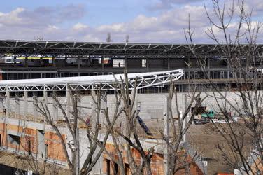 Sport - Budapest - Épül a Vasas új labdarúgó-stadionja