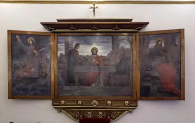 Műalkotás - Budapest - A Szent Imre kápolna oltárképe