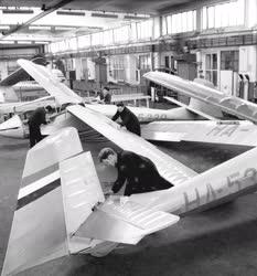 Gépgyártás - Új vitorlázó repülőgép a Pestvidéki Gépgyárból