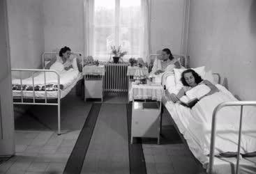 Egészségügy - A soproni szanatórium betegszobája