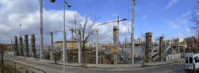 Építkezés - Budapest - Épül az MTK új stadionja