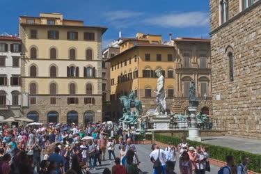 Városkép - Firenze - Piazza della Signoria