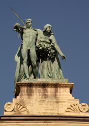 Budapest - Műalkotás - Millenniumi emlékmű 