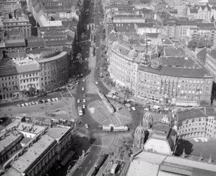 Városkép - A Marx tér légi felvételről