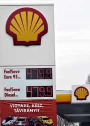Közlekedés - Energia - Befagyasztott üzemanyag árak