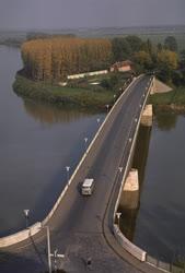 Tájkép - Rakamaz - Tisza és a Bodrog folyók találkozása