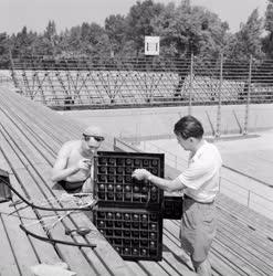 Sportlétesítmény - Munkálatok a Dózsa Stadionban