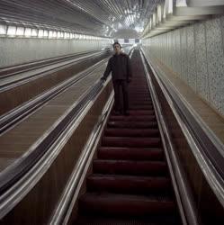 Közlekedés - Átadás előtt a metró Fehér út és Deák tér közötti szakasza