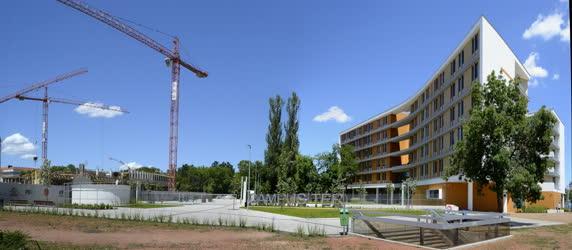 Építkezés -  Budapest - Épül az NKE új oktatási épülete