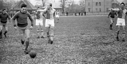 Sport - Bp. Vasas - Dorogi Bányász labdarúgó mérkőzés Dorogon