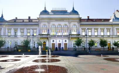 Városkép - Szolnok - Kossuth tér - Városháza