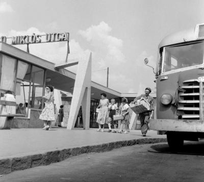 Városkép - Óbuda - A Miklós utcai új autóbusz végállomása