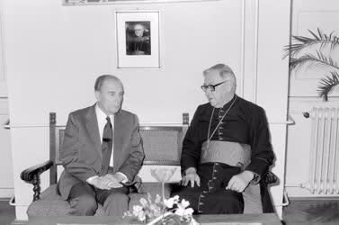 Külkapcsolat - Francois Mitterrand és Paskai László találkozója