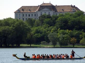 Sport - Tata - Sárkányhajó az Öreg-tó vízén