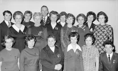 1975-ös Állami díjasok - Május 1. Ruhagyár Alkotmány brigád